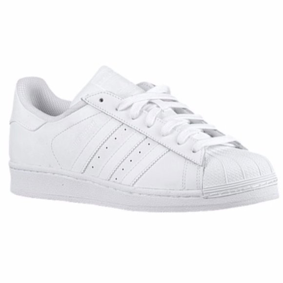 all white superstars womens